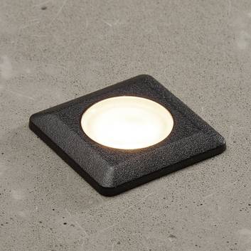 Empotrada LED Aldo angular negro/claro 3.000K