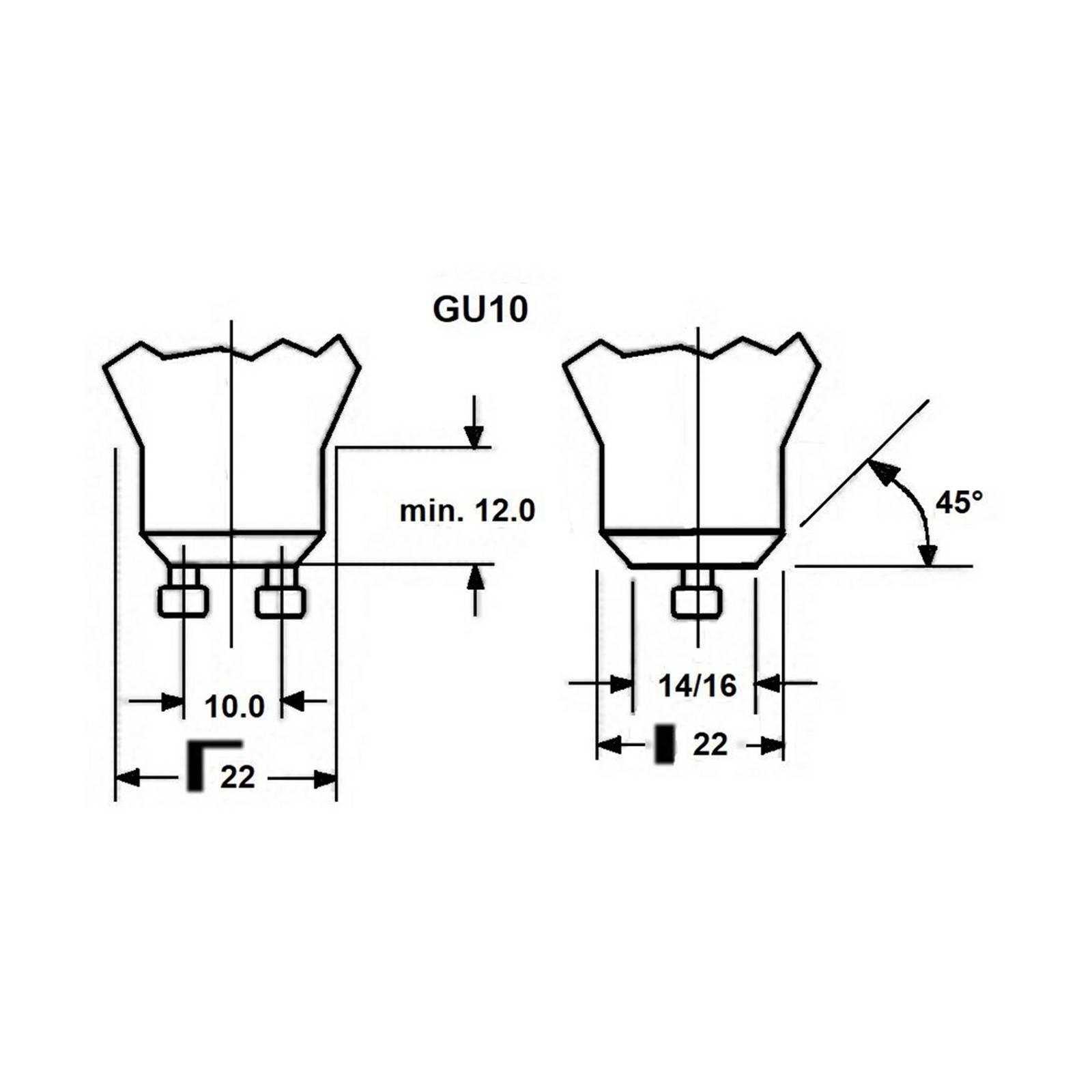 LED-Leuchtmittel SUPERIA RETRO, ES50 GU10 6 W 930 575 lm dim günstig online kaufen