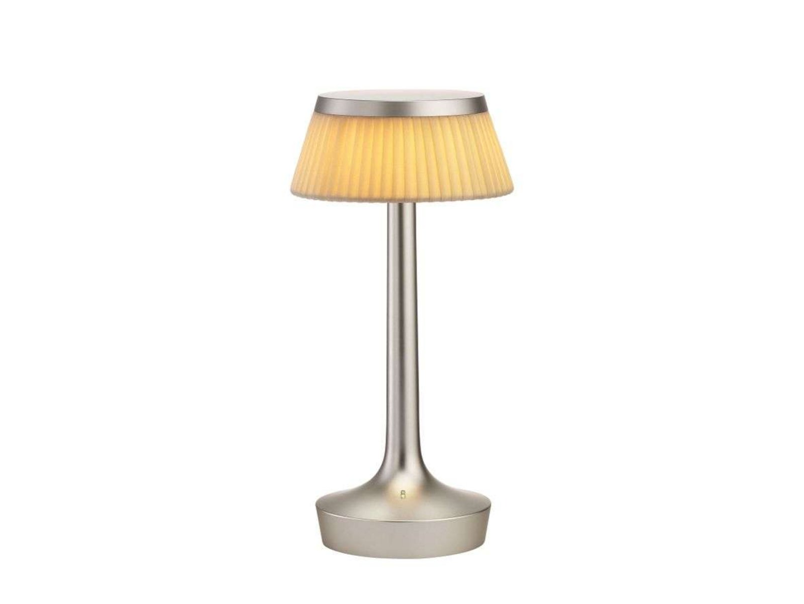 Bon Jour Unplugged Stolní Lampa Matte Chrome/Soft - Flos