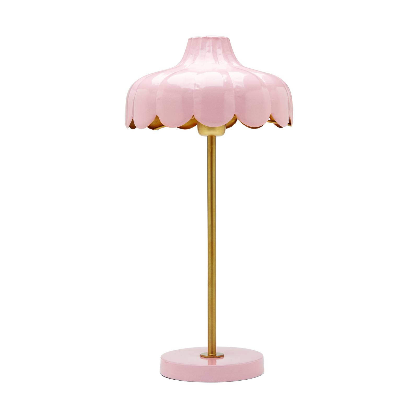 Levně PR Home Wells stolní lampa růžová/zlatá