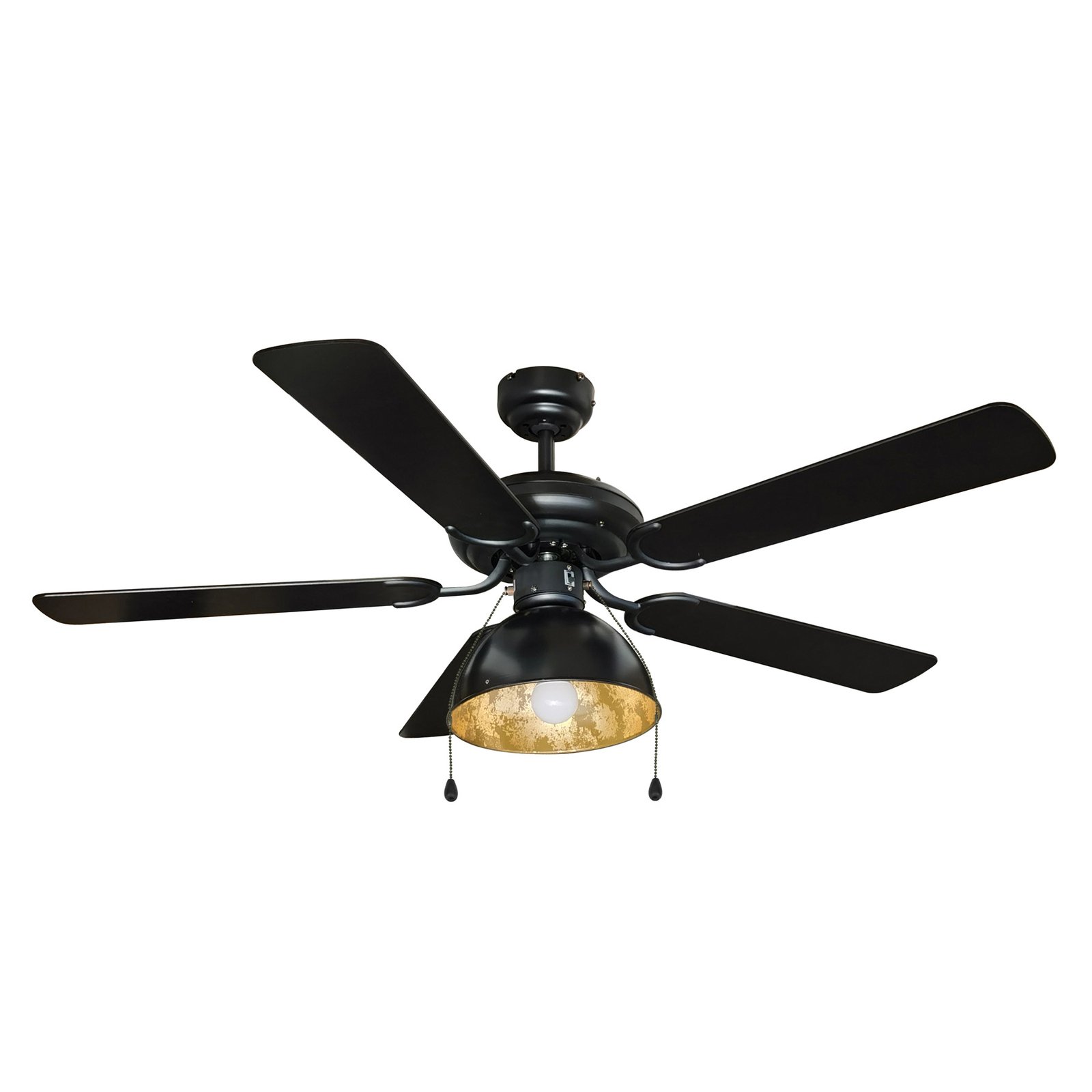 Lucande Deckenventilator mit Licht Shamoian, leise, Ø 130 cm