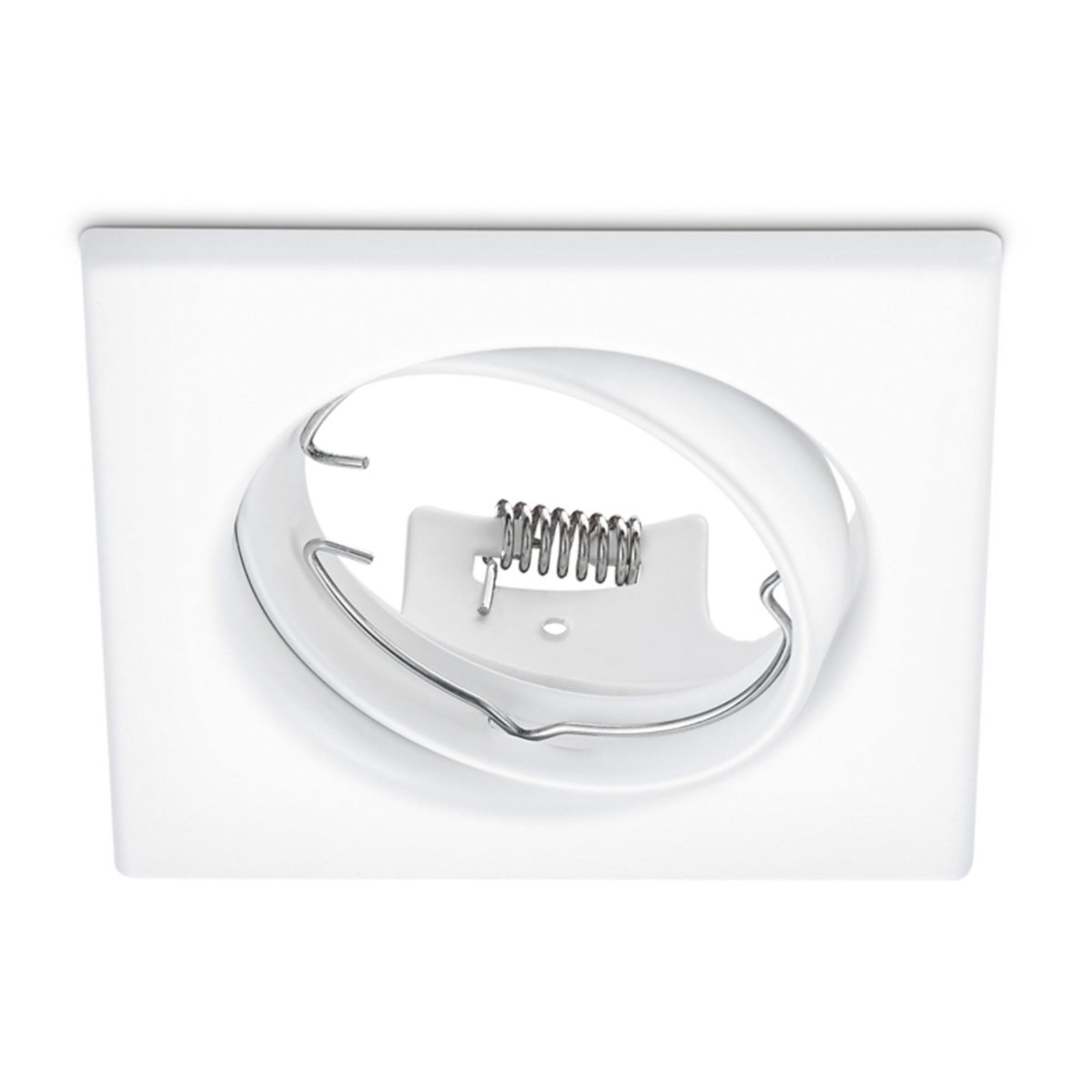 Swivelling downlight Jura in angular Form
