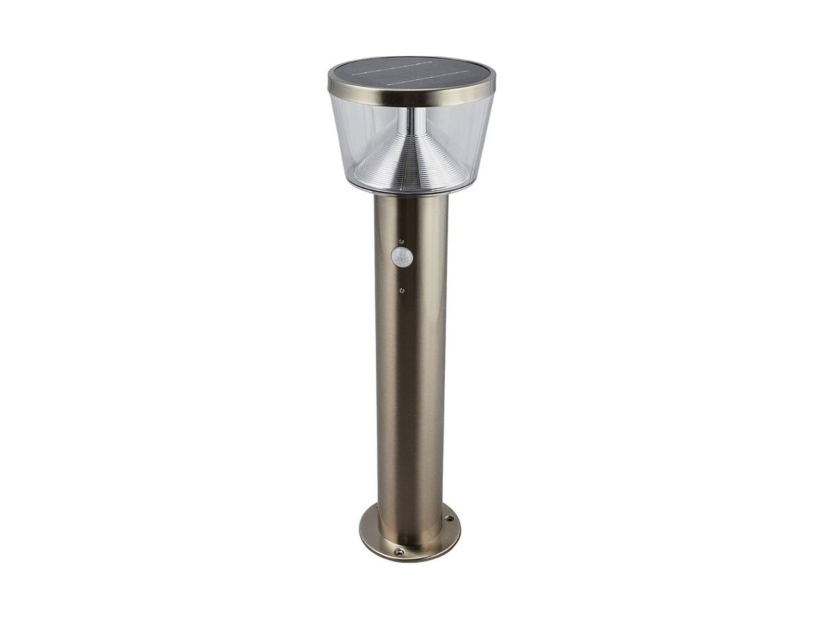 Antje LED Aurinkokenno Puutarhavalaisin w/Sensor Stainless Steel - Lindby