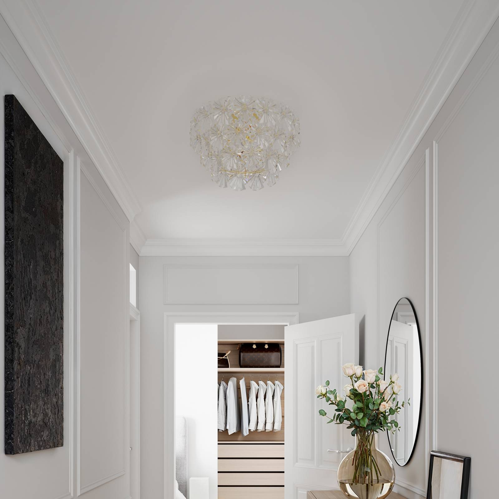 By Rydens Deckenleuchte Lorraine, Ø 52 cm, klar günstig online kaufen