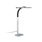 Candeeiro de secretária LED Fynnon, GRAU, 80 cm, CCT, regulável, alumínio -