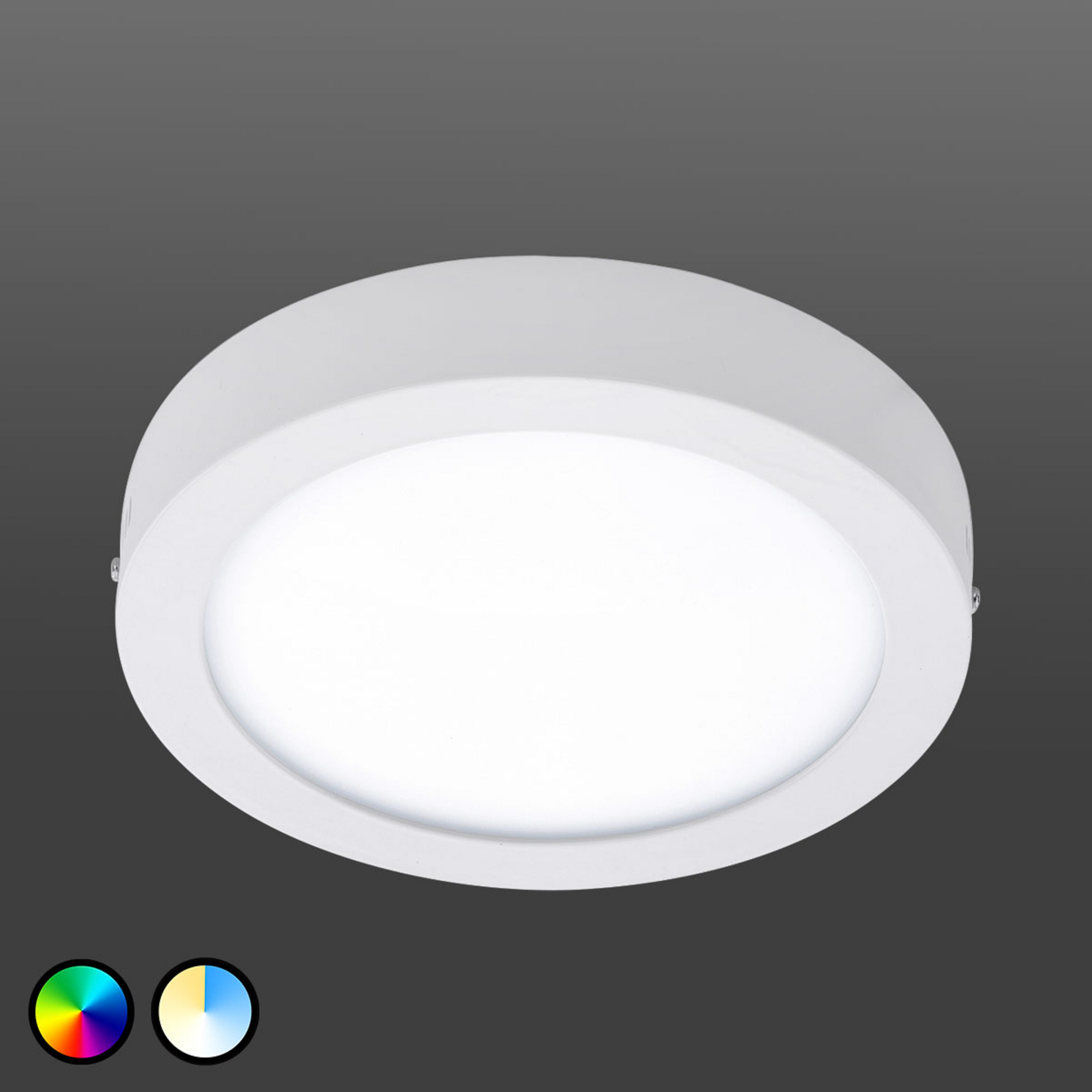 EGLO connect Fueva-C lampa sufitowa okrągła 22,5cm