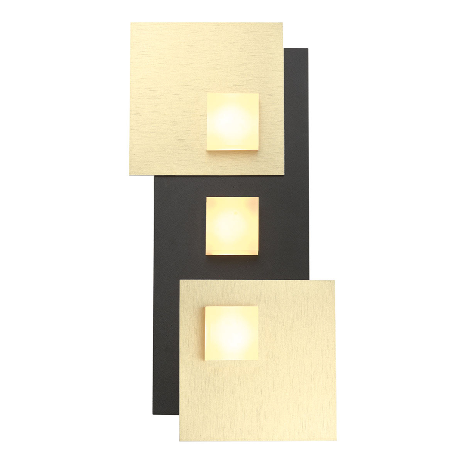 BOPP Bopp Pixel 2.0 LED ceiling light 3-bulb black, for Living / Dining Room, aluminium, 8.5 W, energy efficiency: A+, L: 35 cm, W: 15 cm, H: 3.5 cm