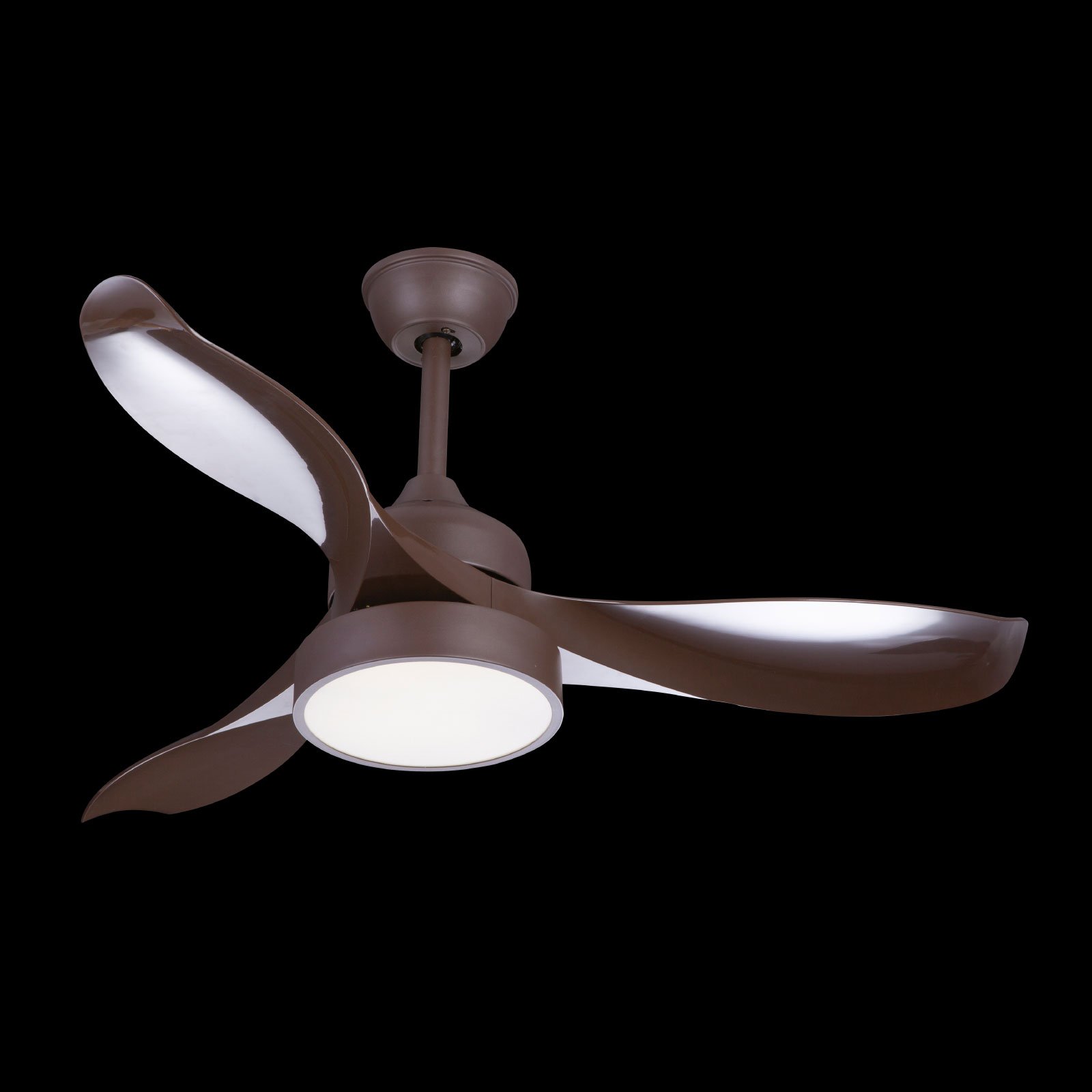 03610 ceiling fan with remote control, brown