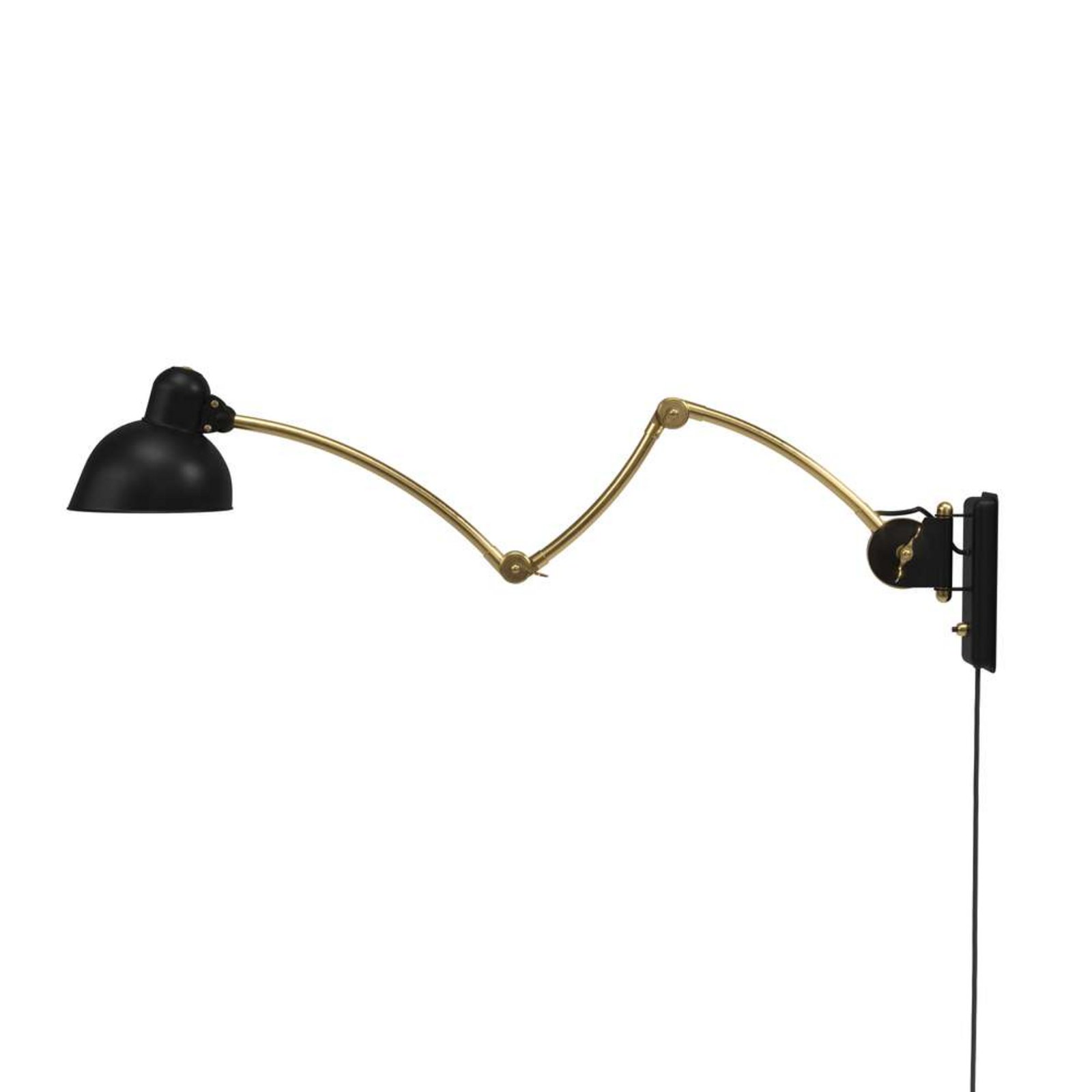 KAISER idell™ 6559-W Vägglampa Matt Svart/Mässing - Fritz Hansen