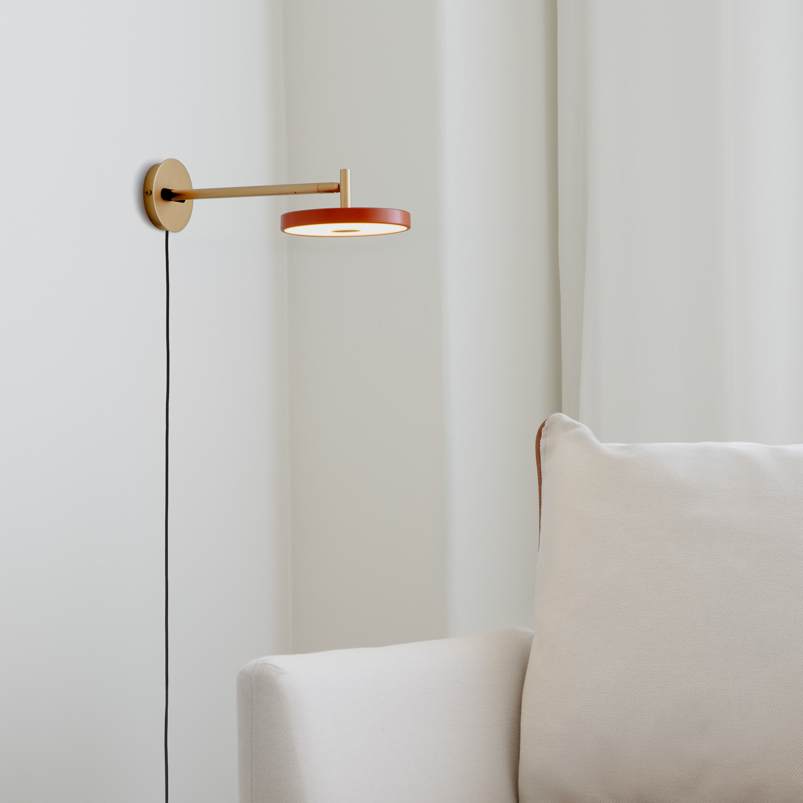 Asteria Wandlamp Long Nuance Oranje - UMAGE