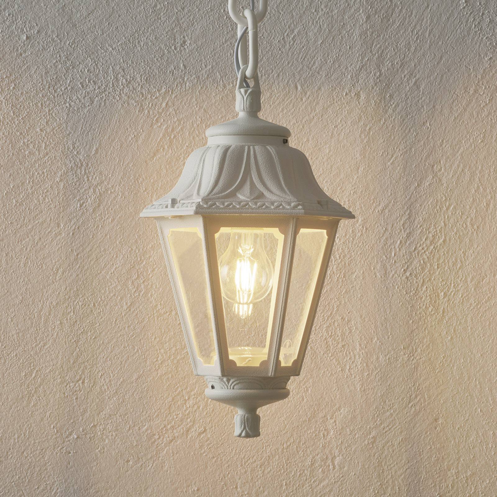 Fumagalli Sichem Anna LED hanging lamp 6W 2,700K white/clear - Hanging Light - Lantern