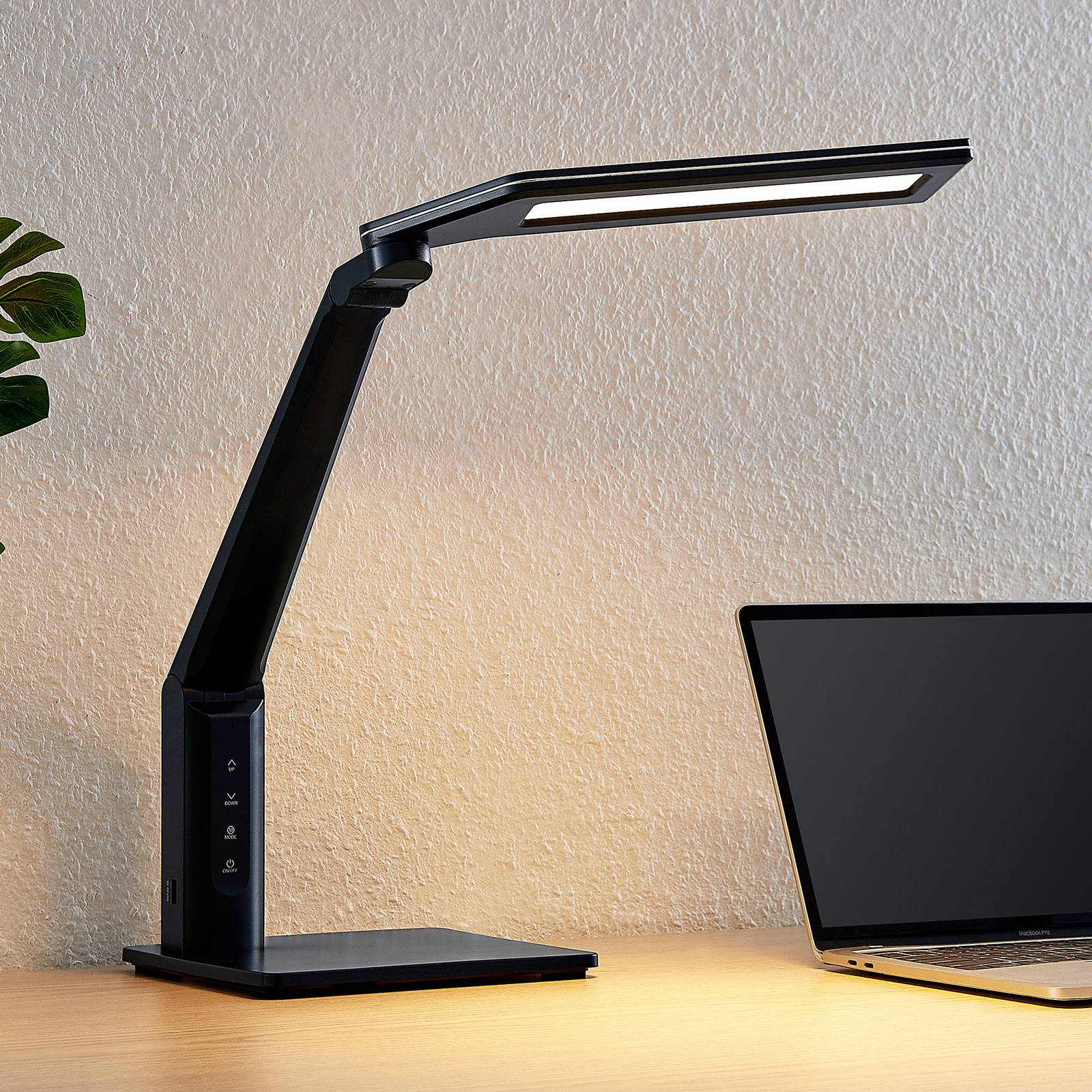 Prios Uzimar lampe à poser LED dimmable avec CCT