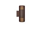 Aludra Double Aplica de Exterior Seaside Metallic Brown - Nordlux