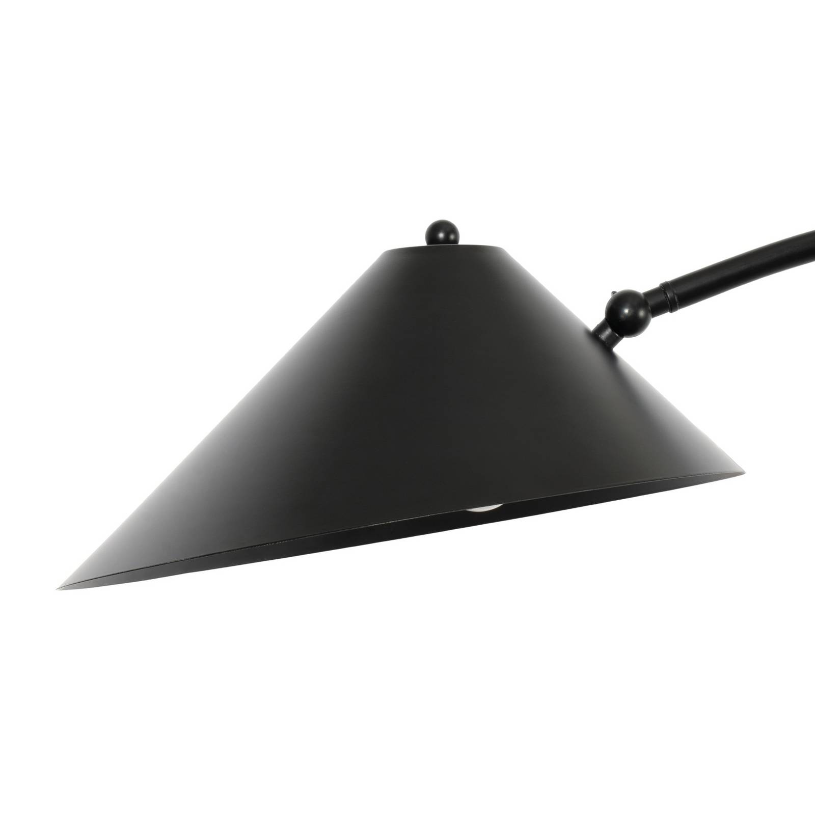 Lucande Lampa stojąca Alviero, 157 cm, czarna, metal, marmur