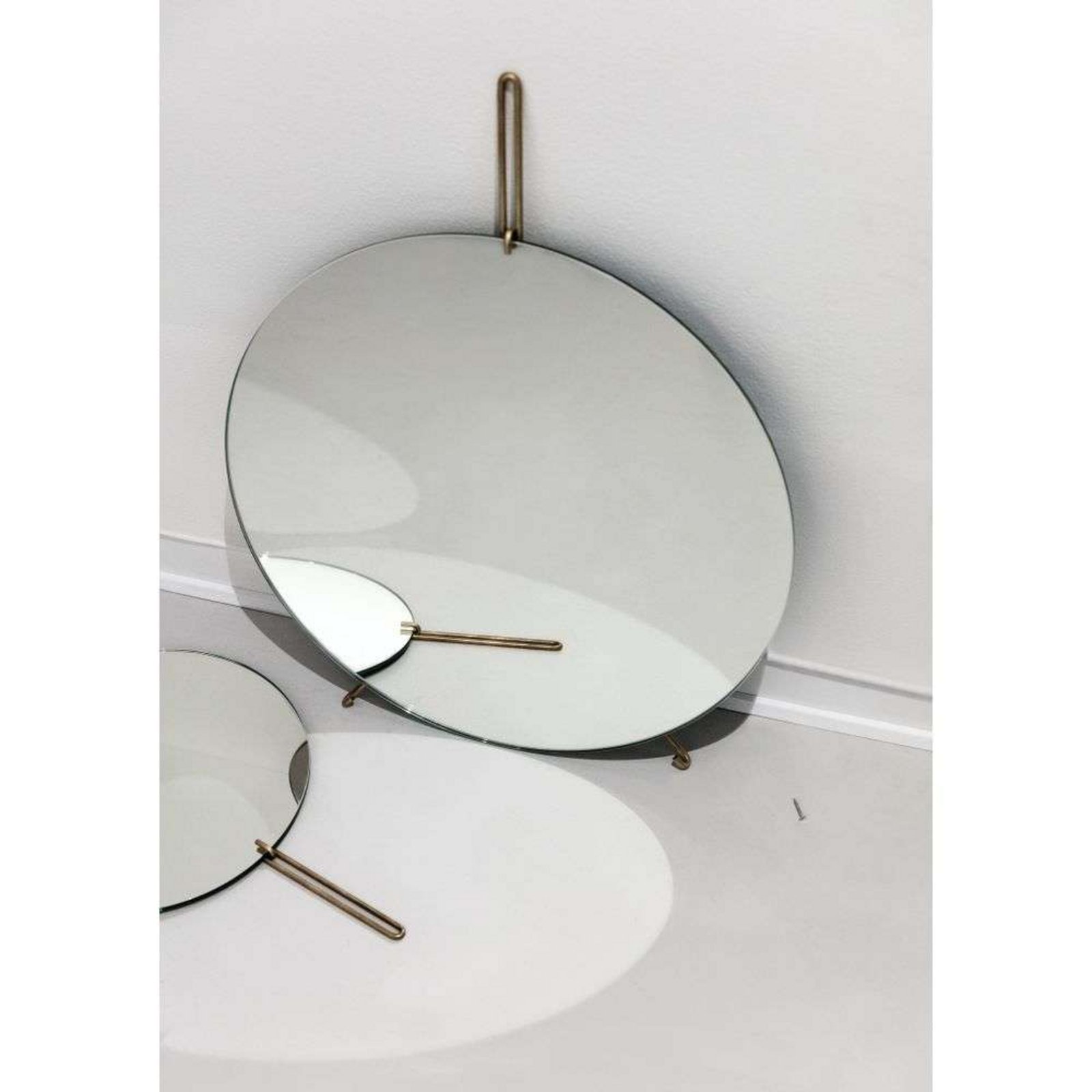 Wall Mirror Ø50 Brass - Moebe