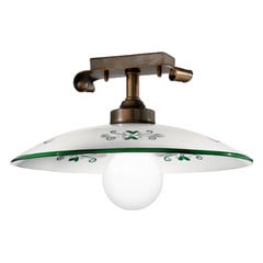 Bassano laevalgusti, rohelised detailid
