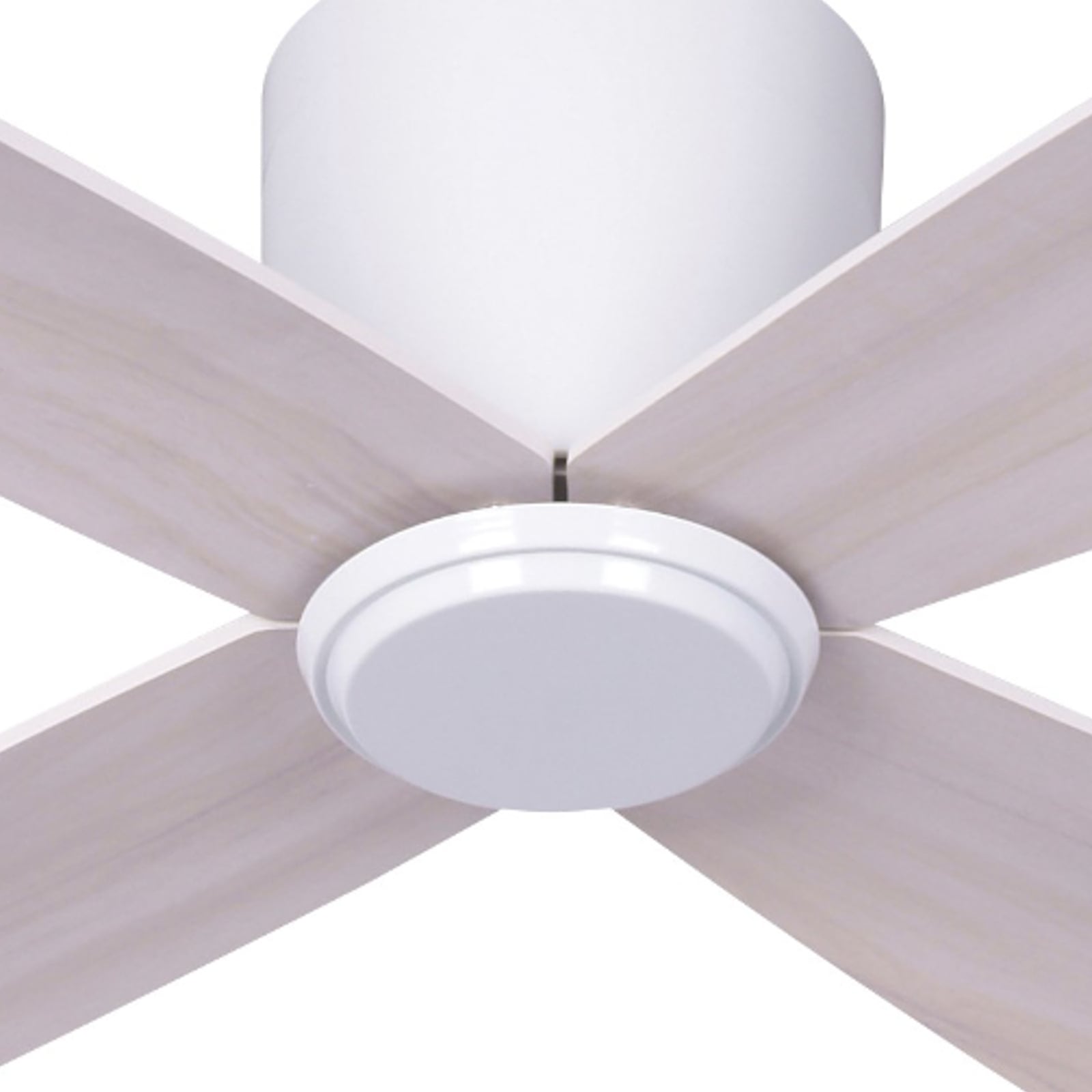 Fraser Deckenventilator weiß/eiche DC leise Ø 132cm - Beacon