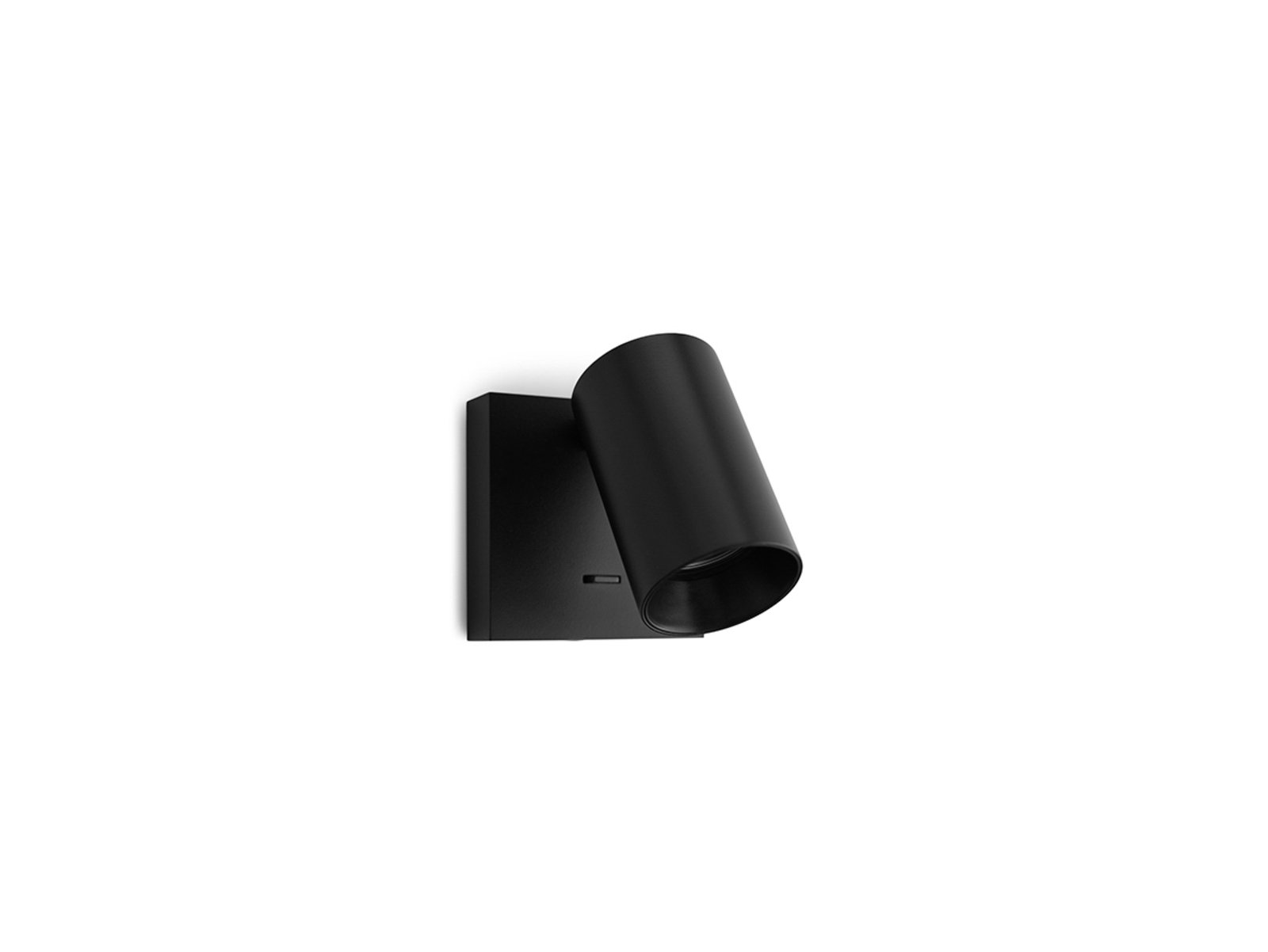 SpotOn1 HW Aplique de Pared w/Switch Negro - Antidark