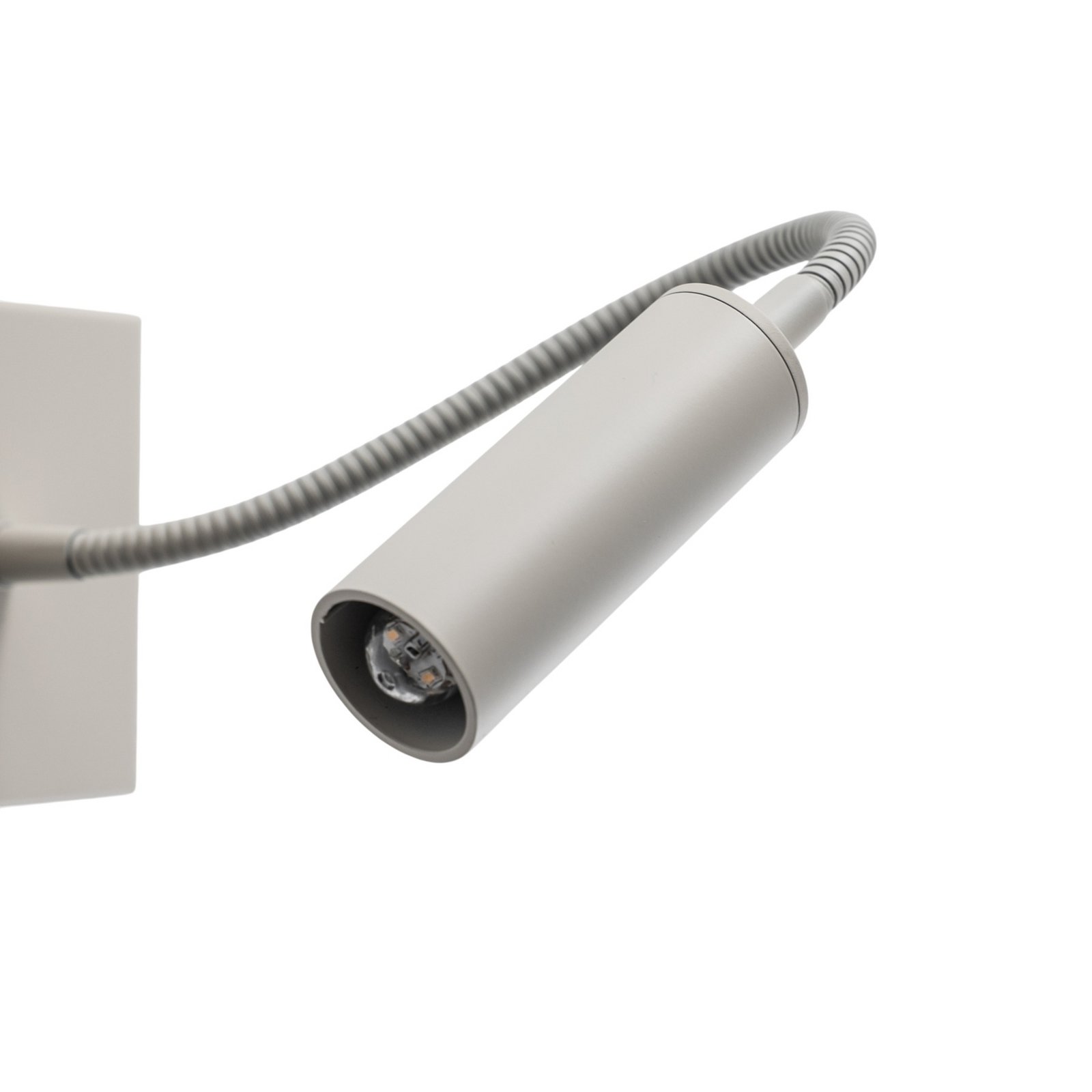 Væglampe Ojos, creme, læselampe, justerbar, 33 cm, G9 Væglampe Ojos, creme, læselampe, justerbar, 33 cm, G9