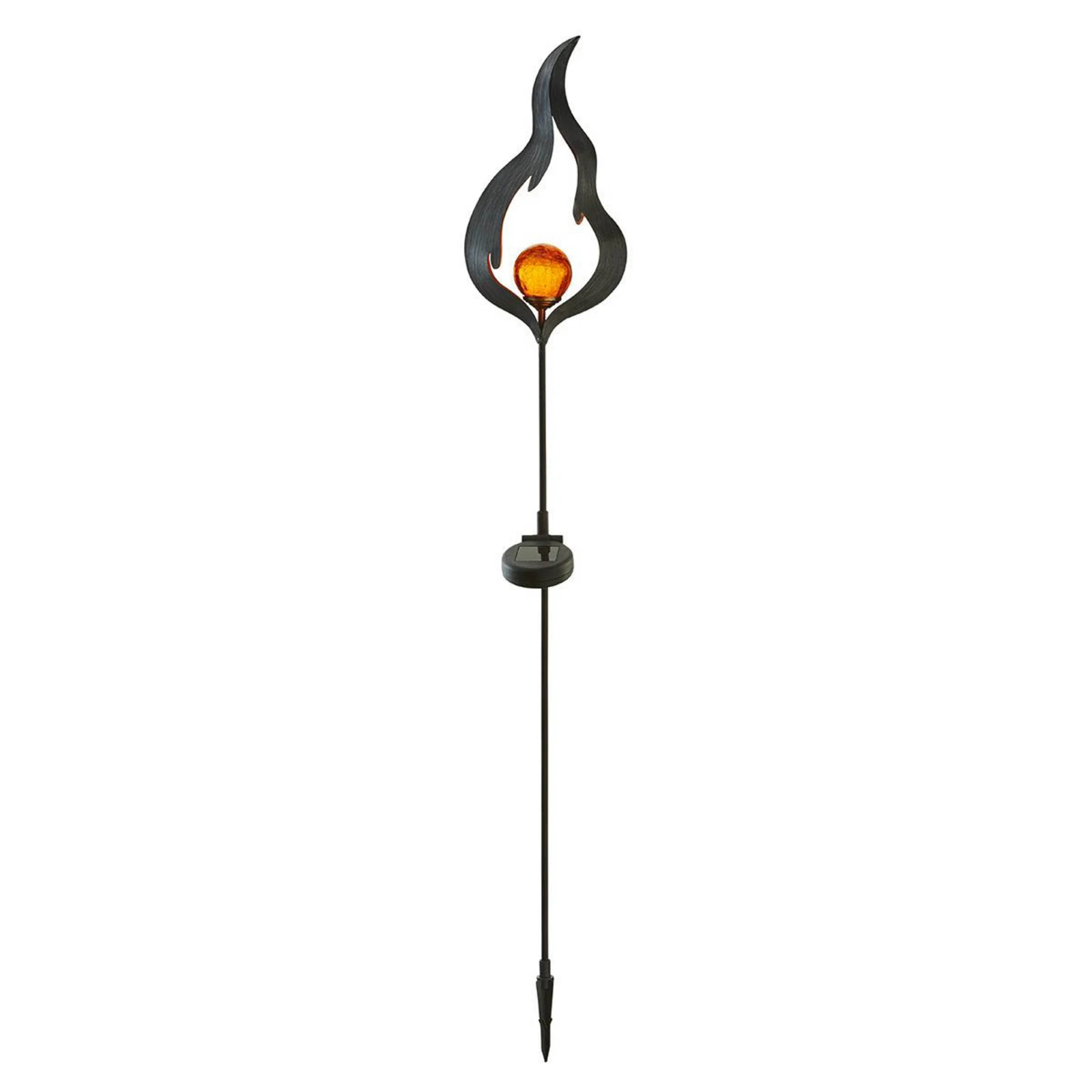 Saules zemes smailes apgaismojums Melilla Flame ar LED diodi