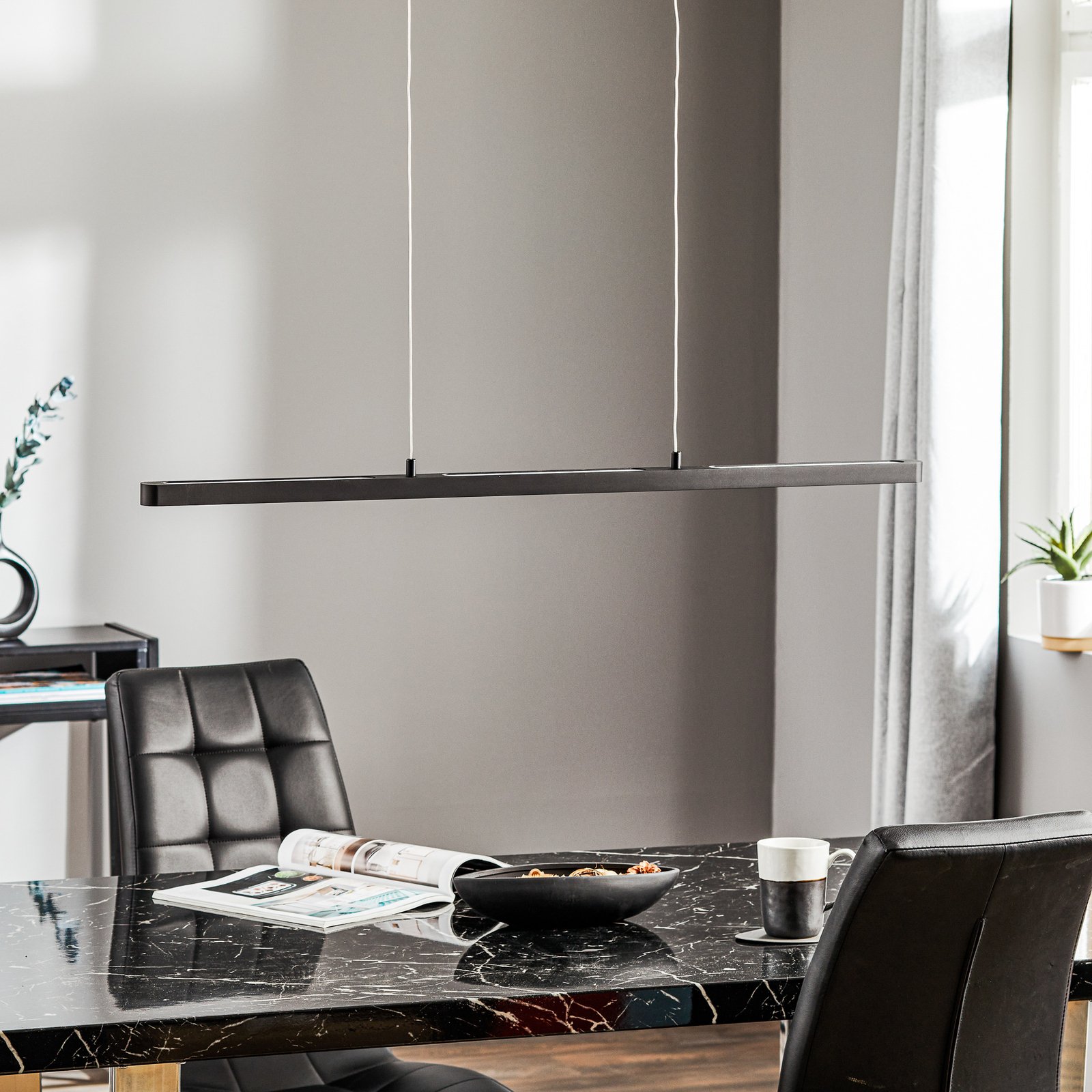 Lento LED Suspension Dim. Noir - Paulmann