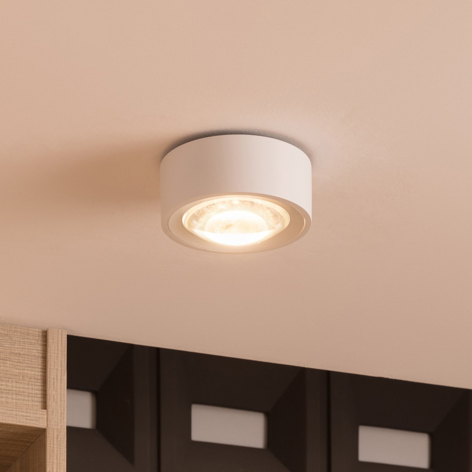 Arcchio Rotari LED-Deckenlampe, Linse, 1-fl. starr