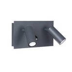 Talniso 2 Applique da Esterno w/Sensor Anthracite - Lindby