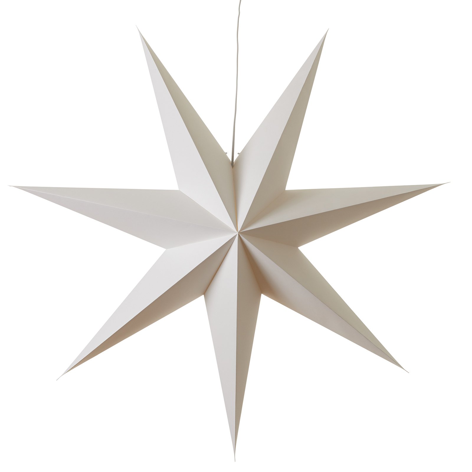Syvtakket papirstjernen Duva, 100 cm