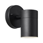 Outdoor wall light Jandy down, fixed, black, metal, GU10