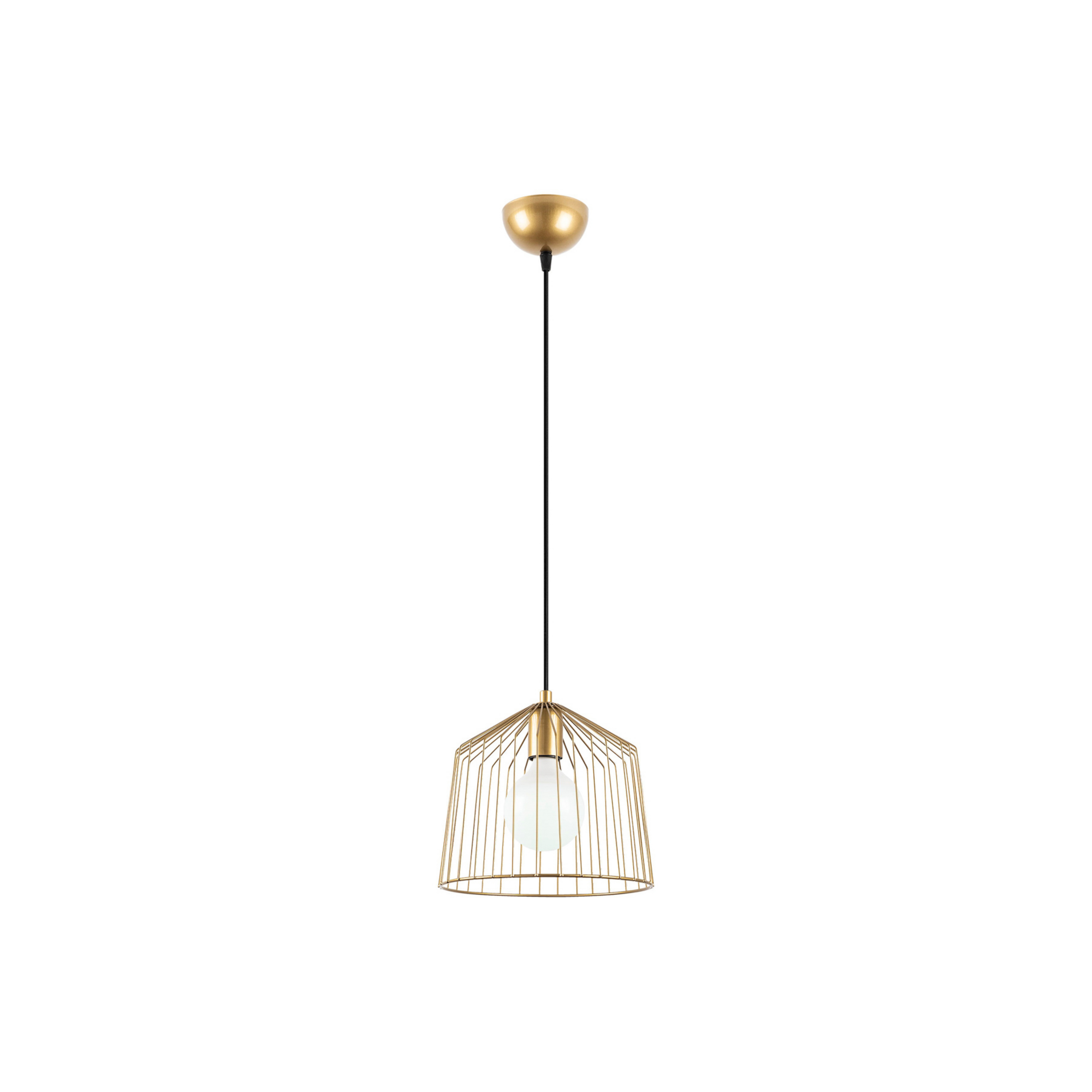 Hanging light Cat 12060 1-bulb Ø26cm gold glossy