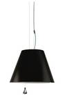 Costanza Lustră Pendul Up/Down Liquorice Black - Luceplan