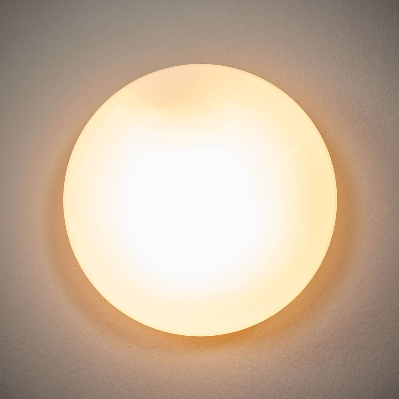 Lampa sufitowa Alba z opalowego szkła, Ø 25 cm