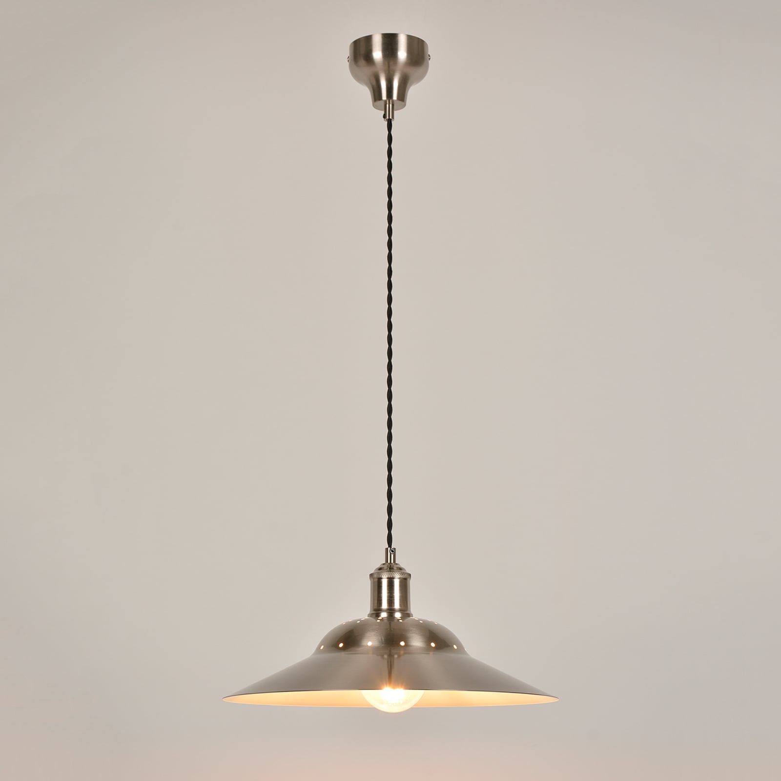 Louise viseća svjetiljka, aluminijska završna obrada, Ø 38 cm - Corep SAS