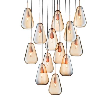 Anoli 13 Chandelier Nordic Gold/Gold - Nuura
