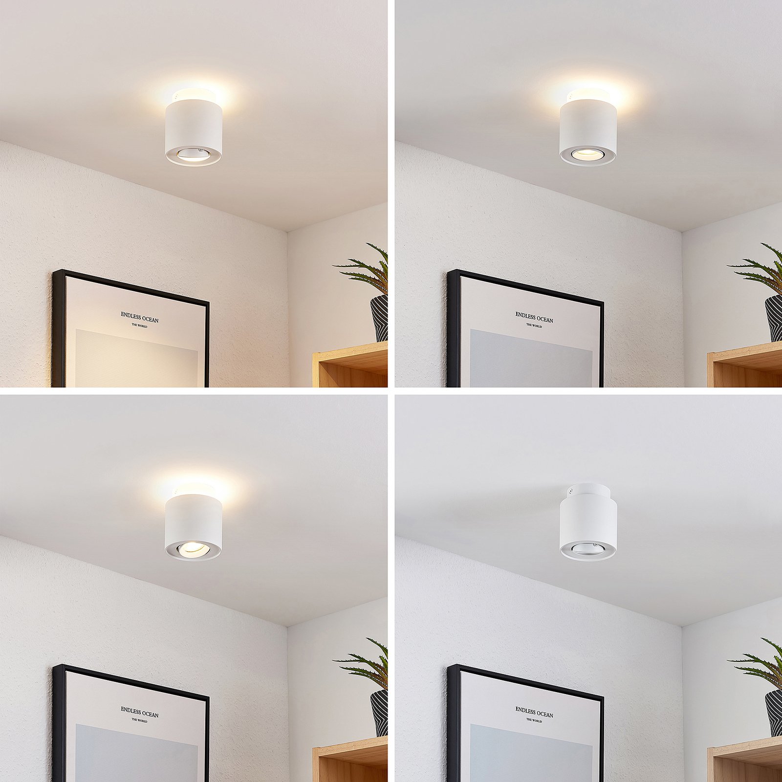 Walisa Plafonnier White/Clear - Arcchio