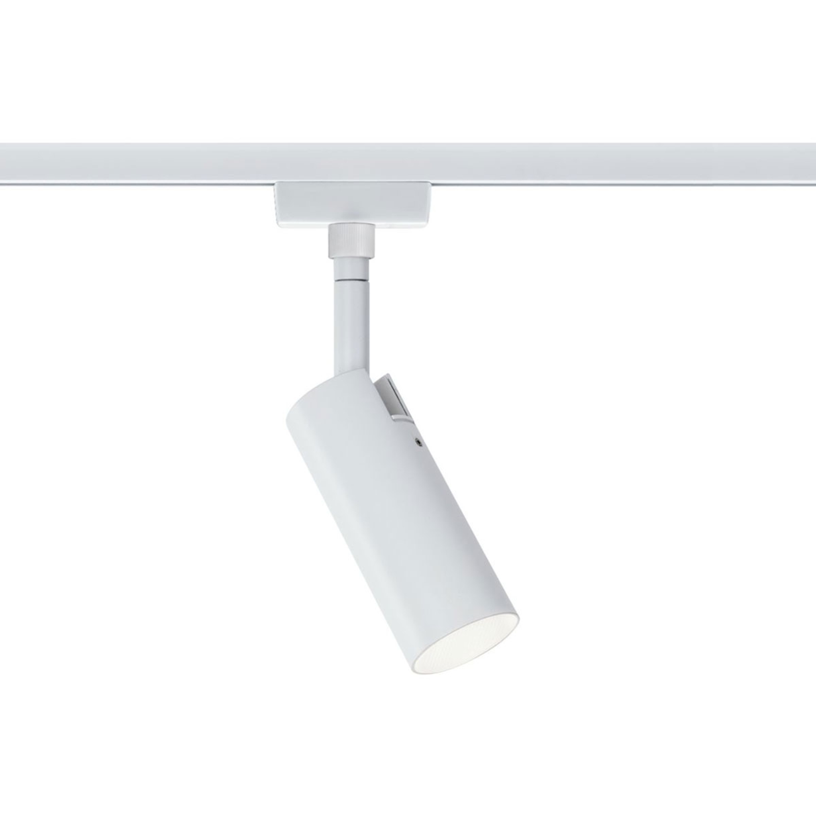 Paulmann URail Tubo LED spotlight, white, for Living / Dining Room, metal, plastic, 5 W, energy efficiency: A+, W: 4.2 cm, H: 19.6 cm