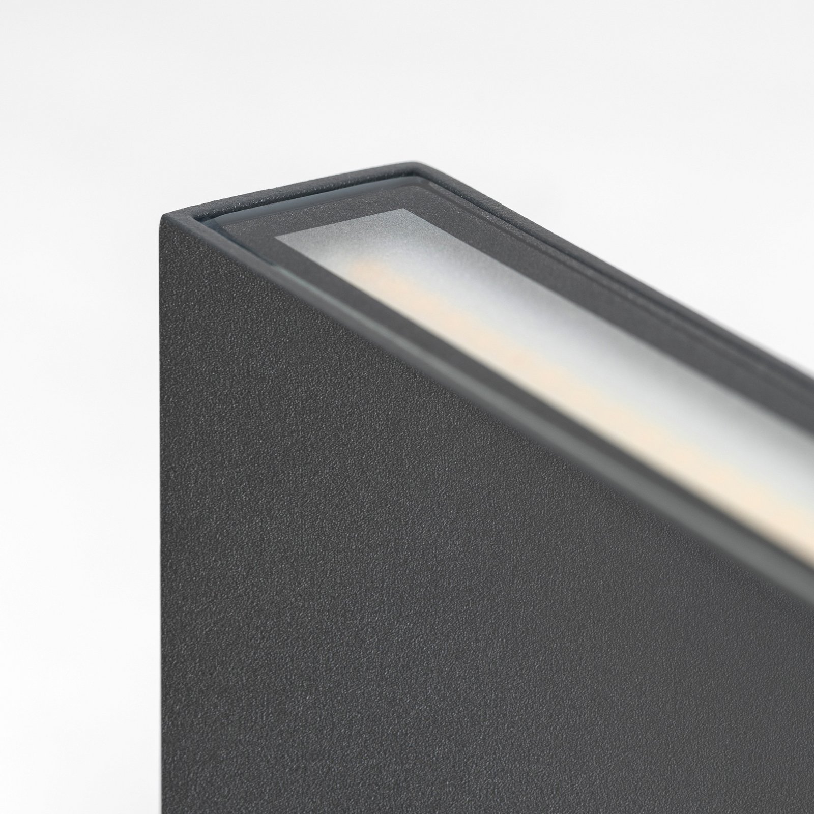 Applique da esterno LED CMD 9070, 17 cm, antracite, IP54, up/down