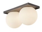 Palla Mini C290 LED Plafond Dim-to-Warm Opal/Titanium - Antidark