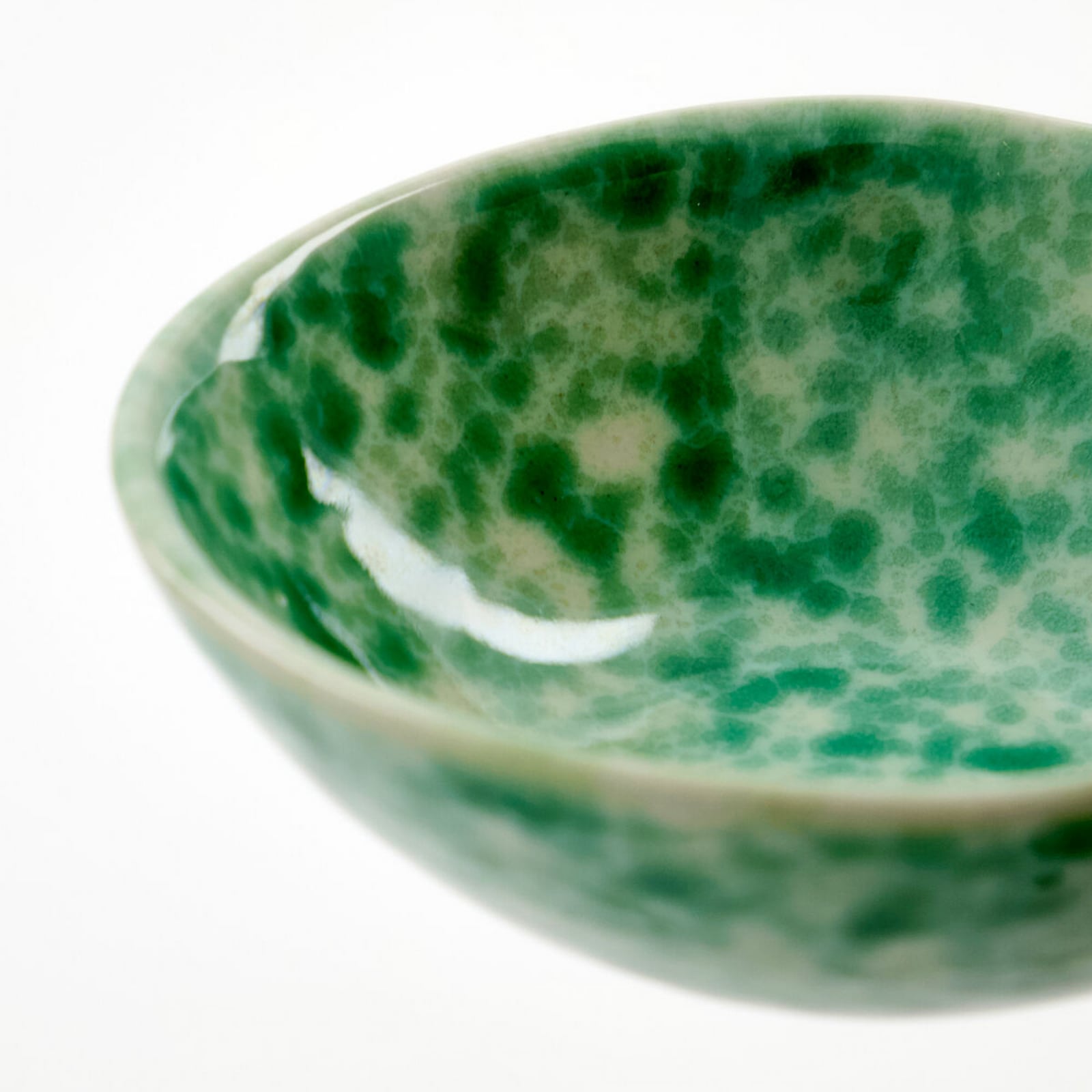 Ciotola HDDiva, verde, ceramica, Ø 9 cm, set da 3 - House Doctor