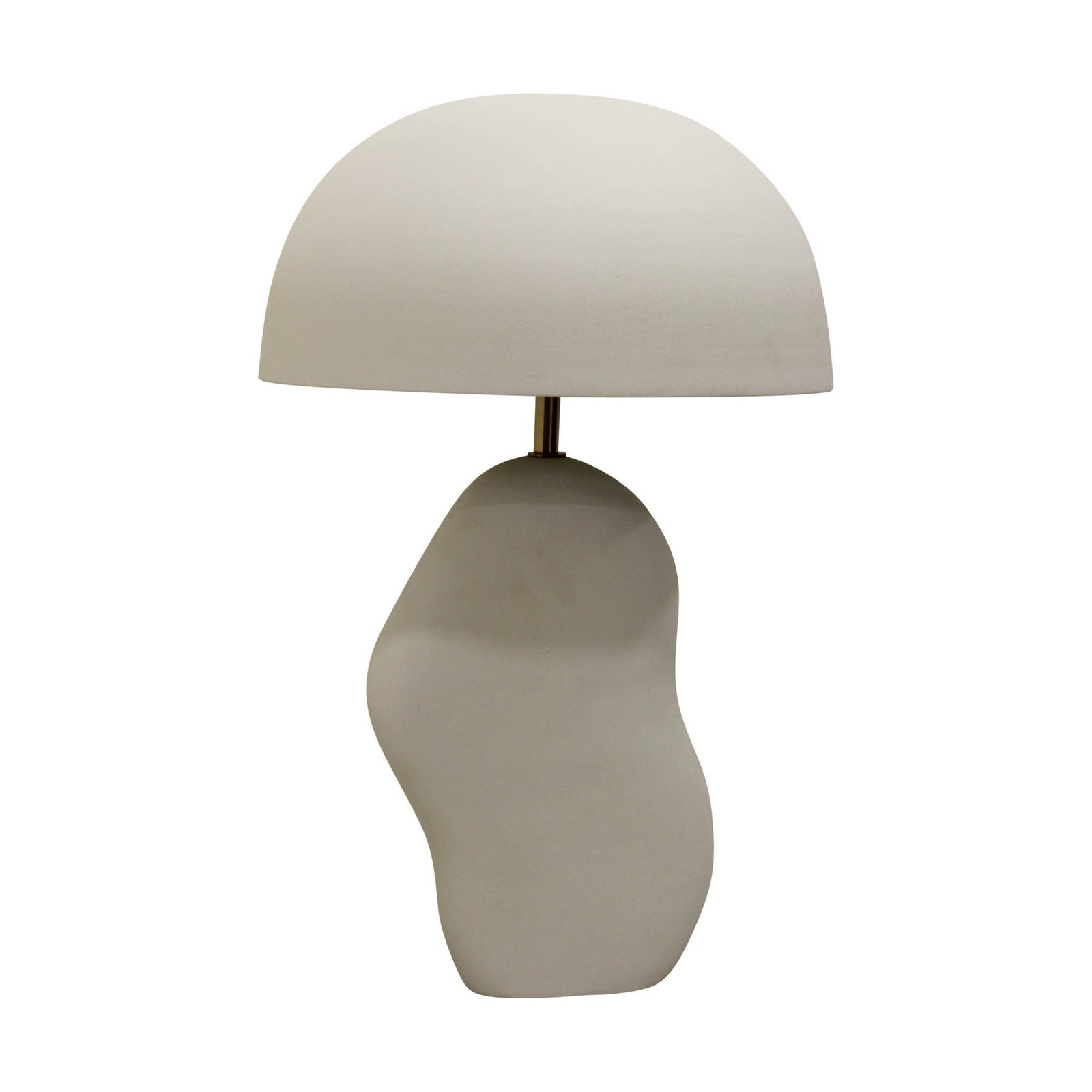 KARE Lampada da tavolo Nube, bianco, acciaio smaltato, altezza 48 cm