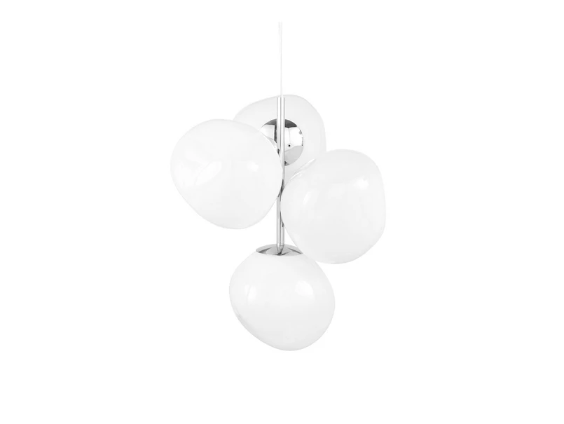 Tom Dixon - Melt Kronleuchter Mini Opal/Silver