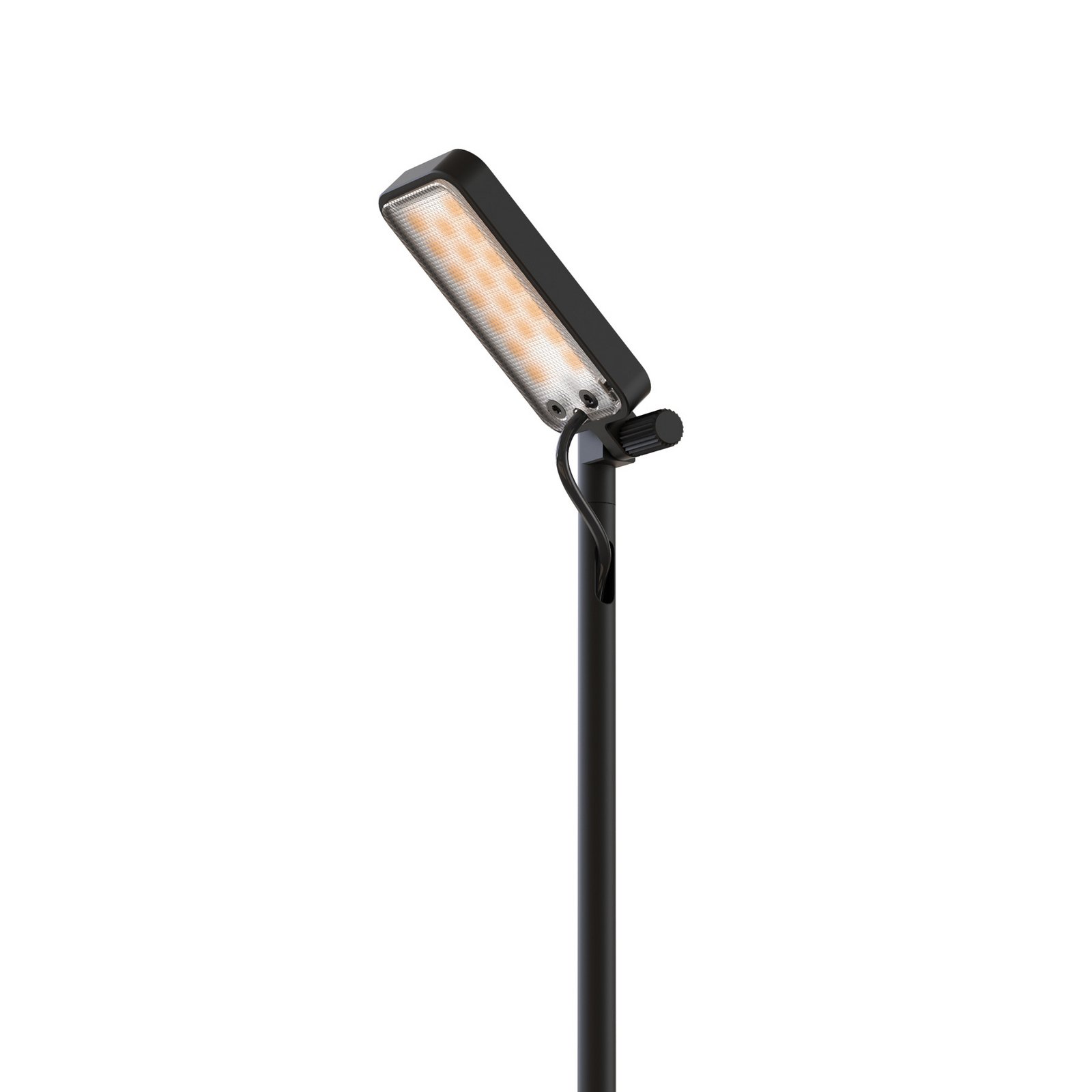 Luceplan LED-Wegelampe Flia, 3-flammig, schwarz, Kunststoff