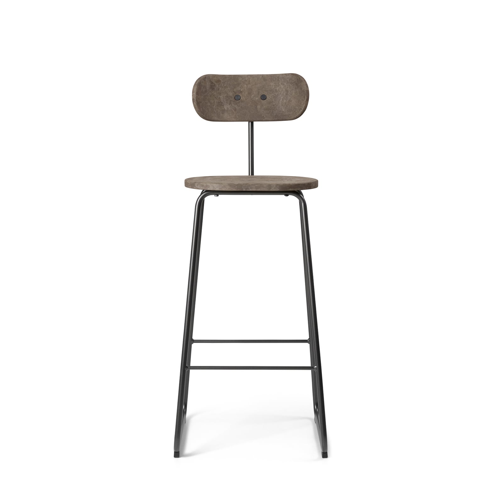 Chaise Earth Backrest, marron, acier, hauteur 104 cm - Mater Chaise Earth Backrest, marron, acier, hauteur 104 cm - Mater