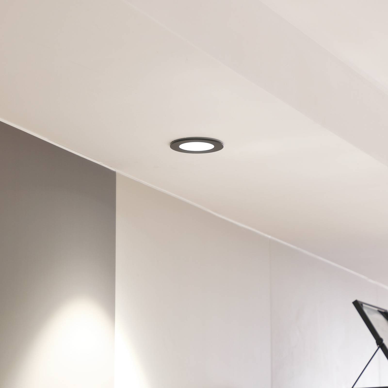 E-shop LED stropné svietidlo Arcchio Aryx, čierne, 4 000 K