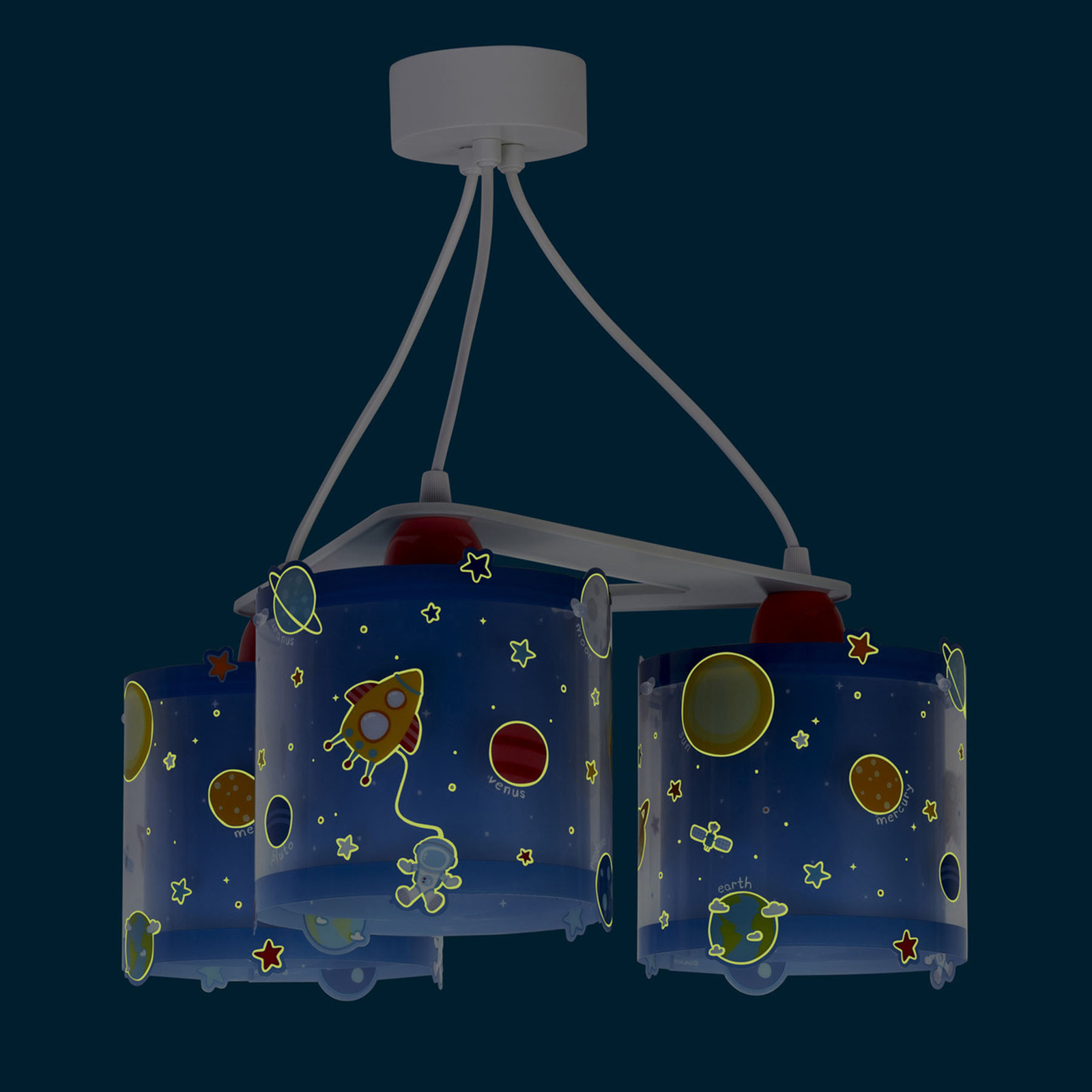 Hanglamp Planet, 3-lamps