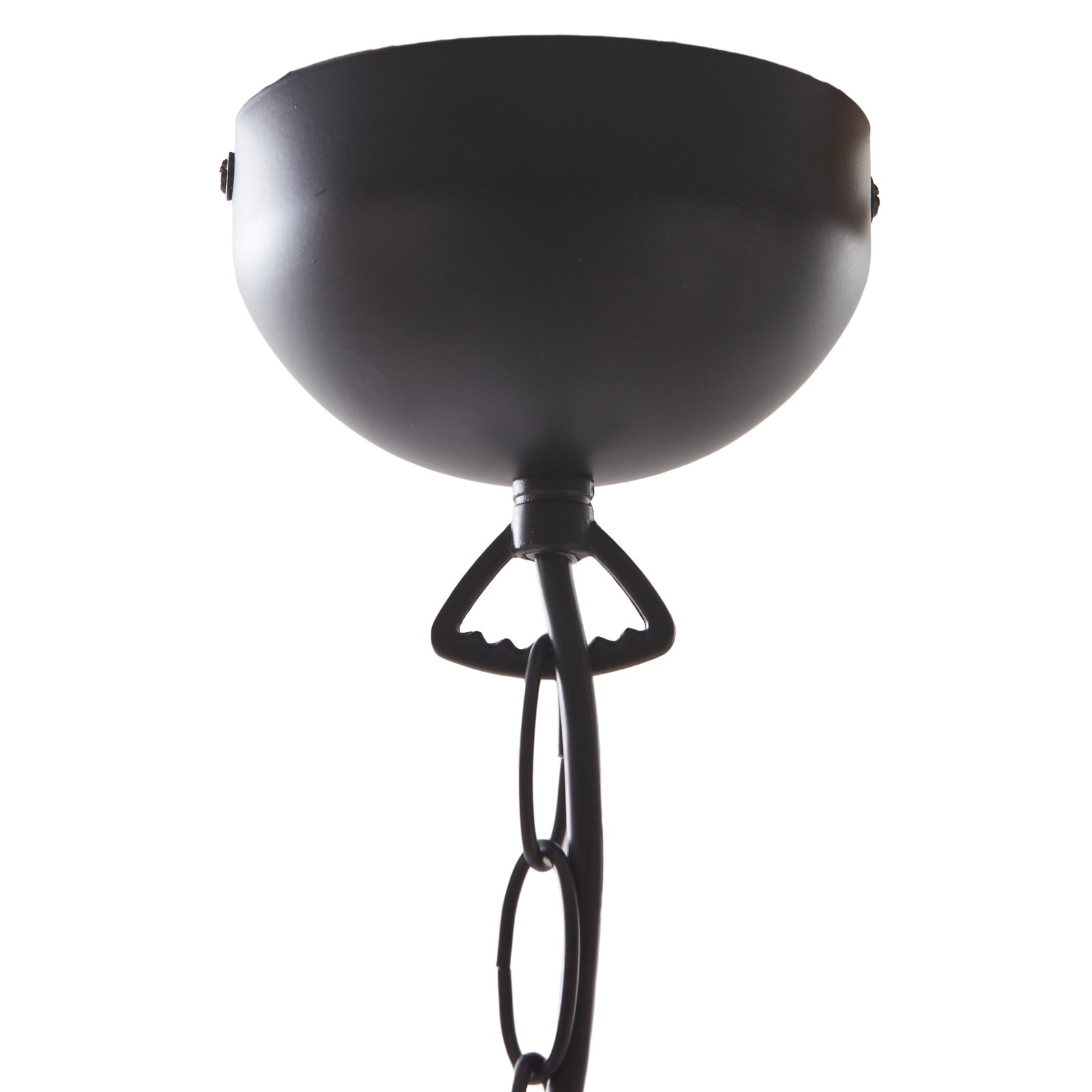 Lindby Flaka lustre, anthracite, à neuf lampes