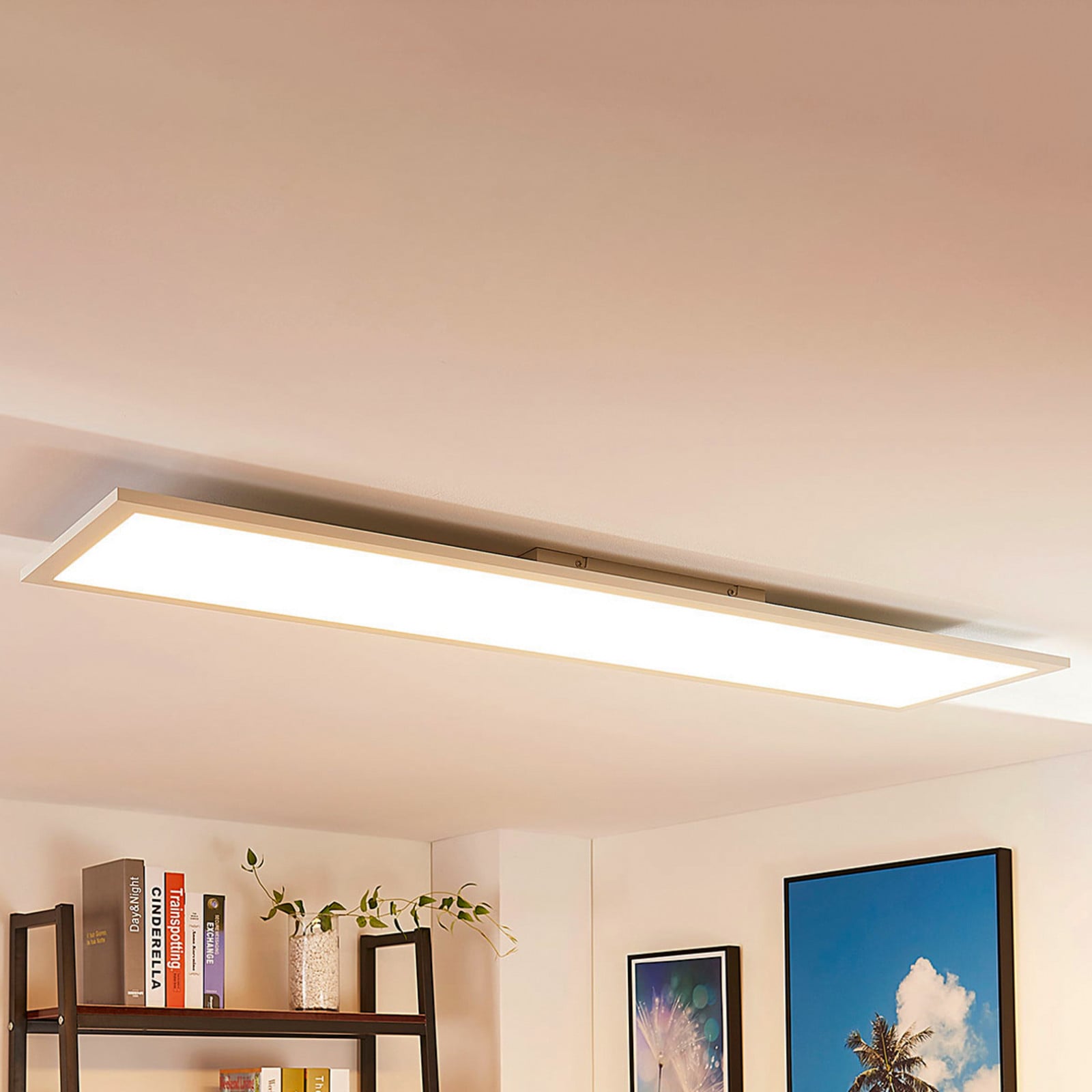 Tinus Plafond RGB 119,5x29,5 White Arcchio - Hall - Modern - Plast - Vinklad