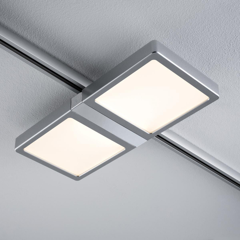 Paulmann URail Double LED-Panel in Chrom matt
