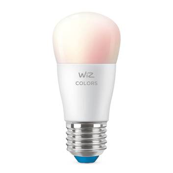 WiZ P45 LED-lampa E27 4,9 W droppar satinerad RGBW