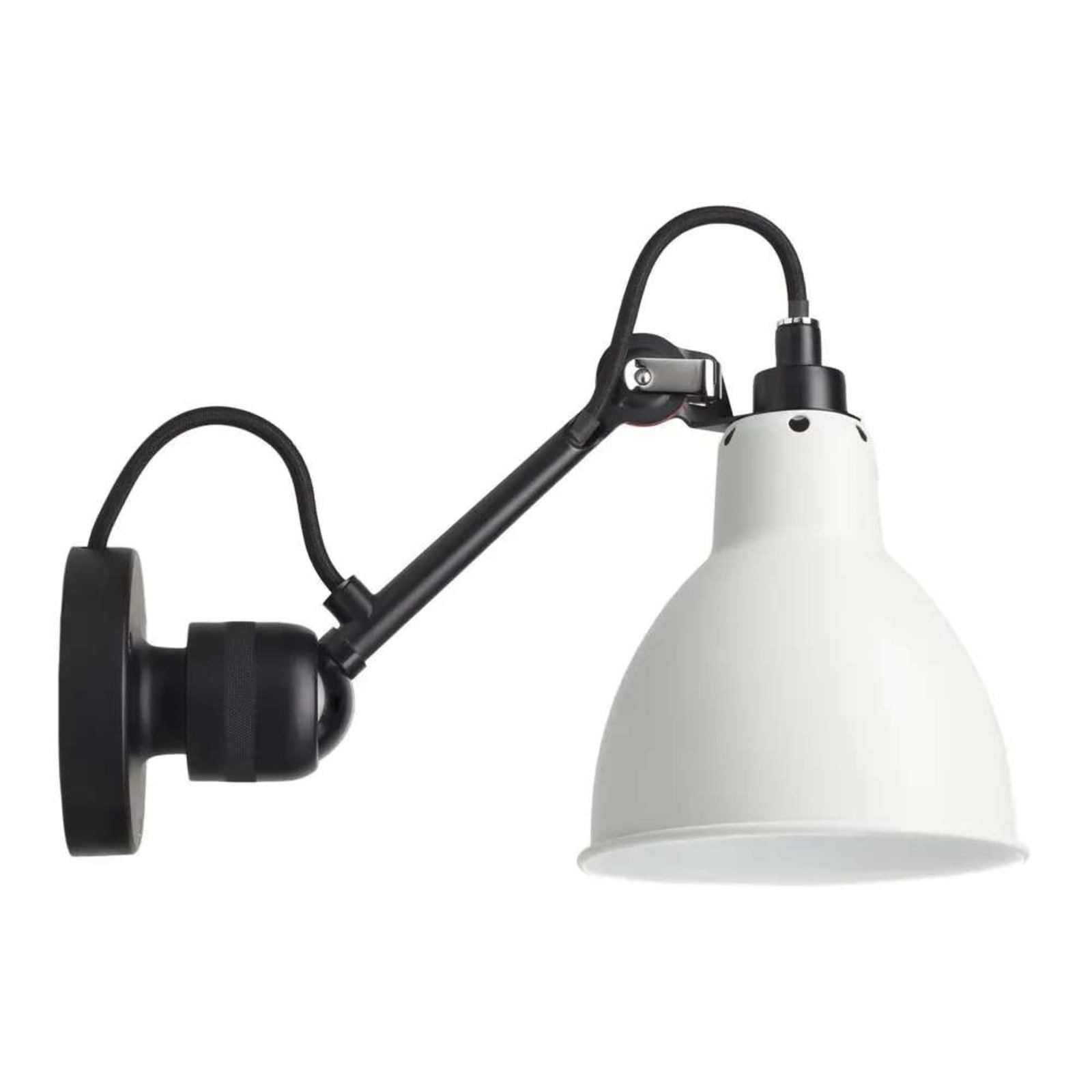 304CA Vägglampa Svart/Vit - Lampe Gras